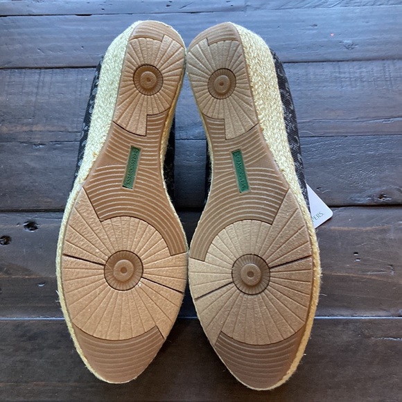 Grasshoppers shoes Black Open Toe Wedge Size 9.5 medium Purefit Comfort NEW - Picture 6 of 6